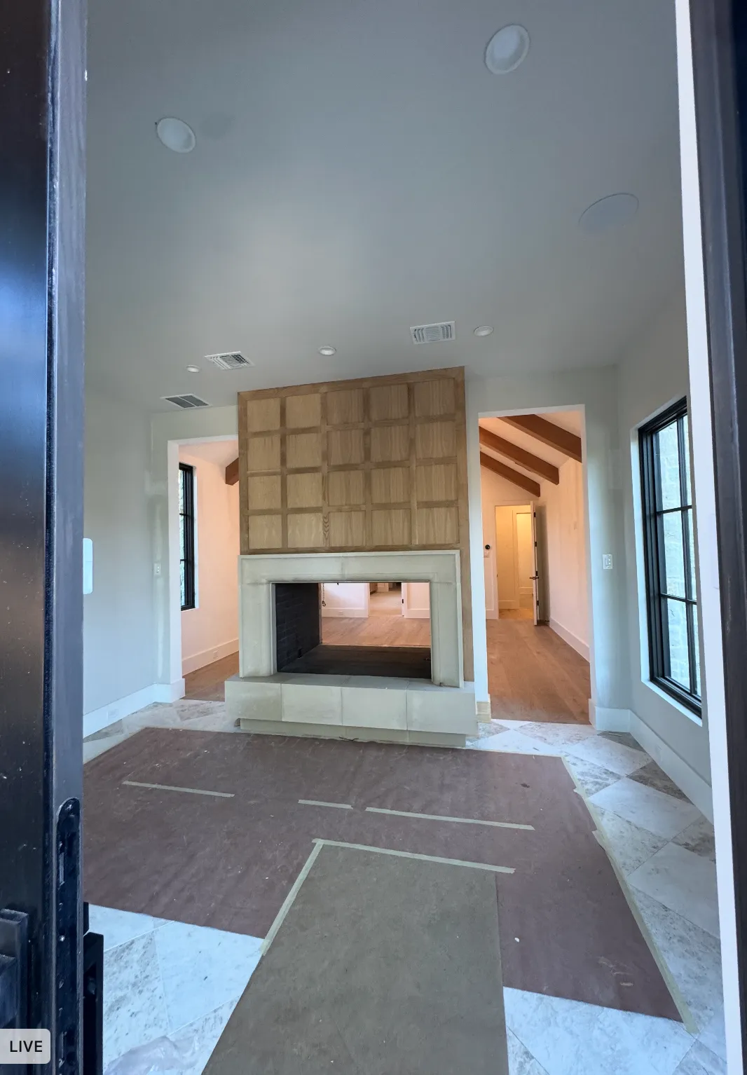 Coffered Wall Grid Panel